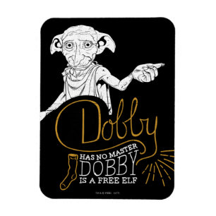 Íman Harry Potter   Dobby Não Tem Mestre