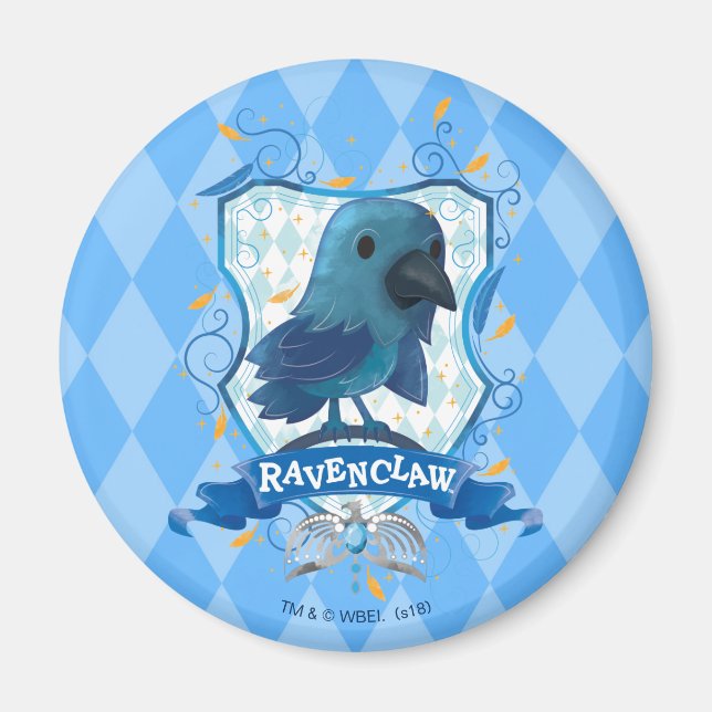 Íman Harry Potter | Encantamento da RAVENCLAW™ Crest (Frente)