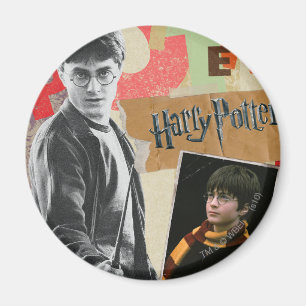 Íman Harry Potter, então e agora