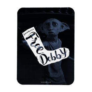 Íman Harry Potter   "Free Dobby" Sock Typography