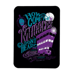 Íman Harry Potter   Gráfico de Tipografia do ônibus K