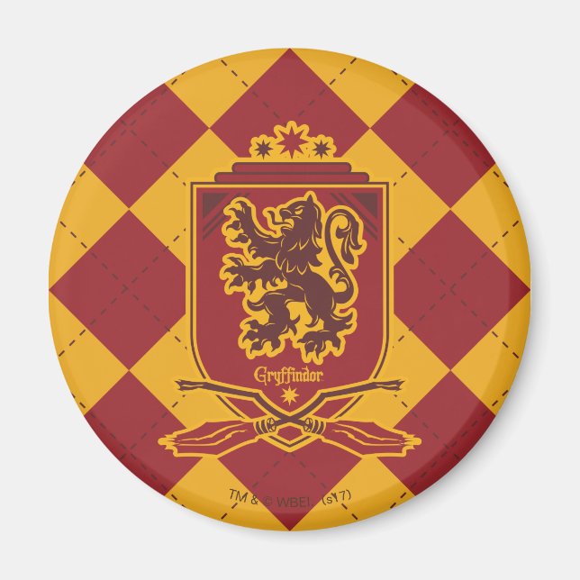 Íman Harry Potter | Gryffindor QUIDDITCH™ Crest (Frente)