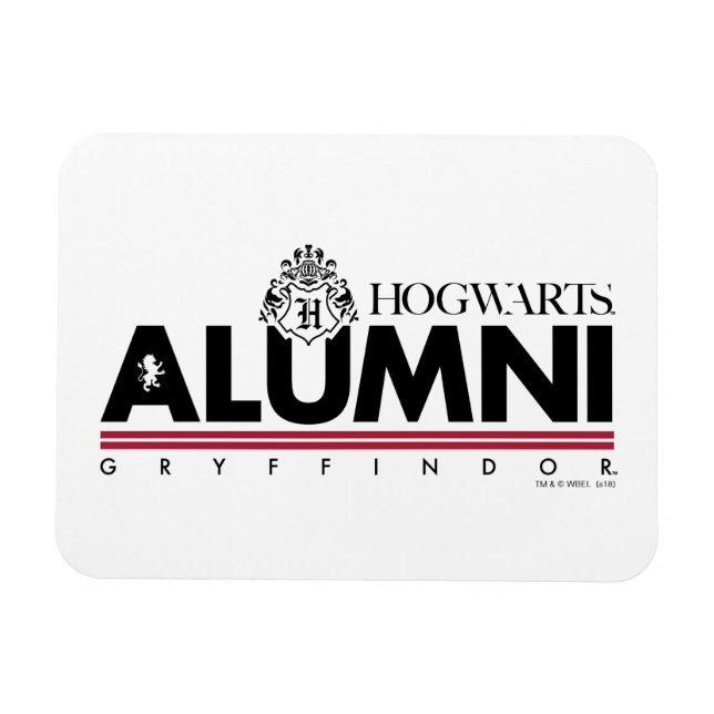 Íman Harry Potter | HOGWARTS™ Alumni GRYFFINDOR™ (Horizontal)