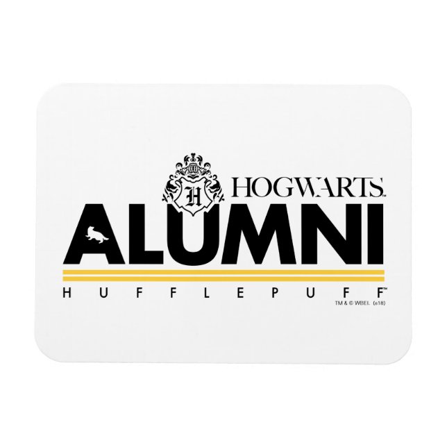 Íman Harry Potter | HOGWARTS™ Alumni HUFFLUFF™ (Horizontal)