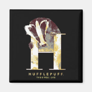 Íman Harry Potter   HUFFLEPUFF™ Texugo Aquarela