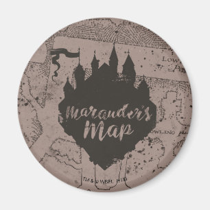 Íman Harry Potter   Mapa do castelo HOGWARTS™ Marauder
