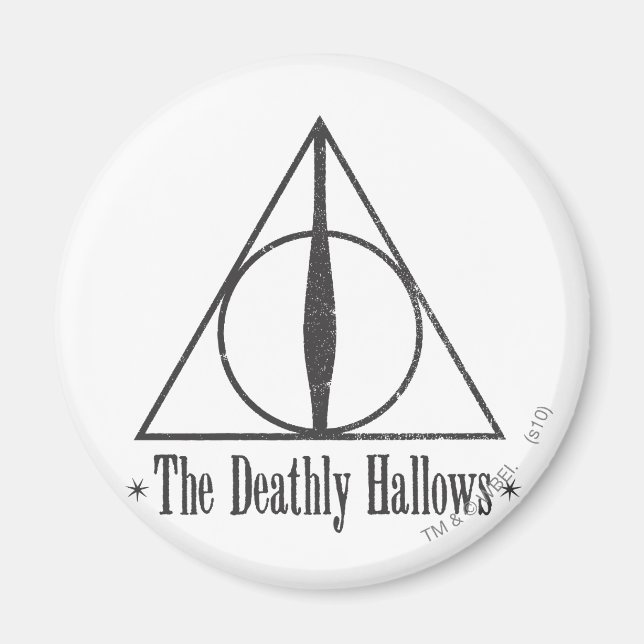 Íman Harry Potter | O Emblema das Relíquias da Morte (Frente)