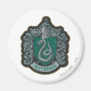 Íman Harry Potter   Retro Brasão Poderoso de Slytherin