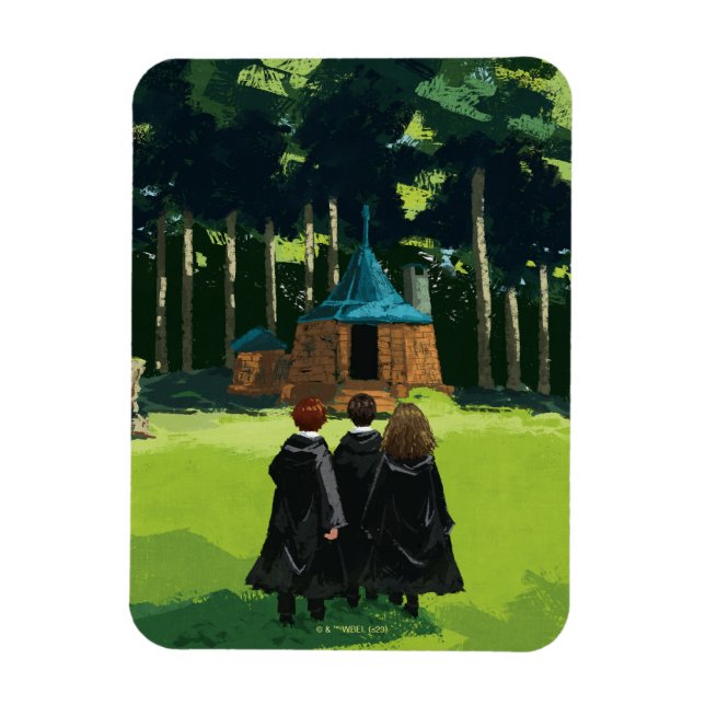 Íman HARRY POTTER™, Ron e Hermione no Hut de Hagrid (Vertical)