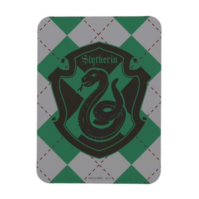 Íman Harry Potter | Slytherin House Pride Crest (Vertical)
