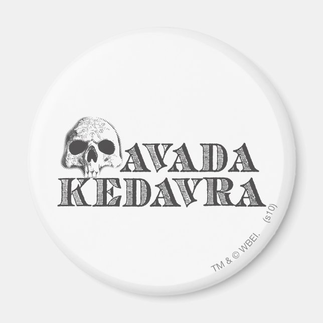 Íman Harry Potter Spell | Avada Kedavra (Frente)