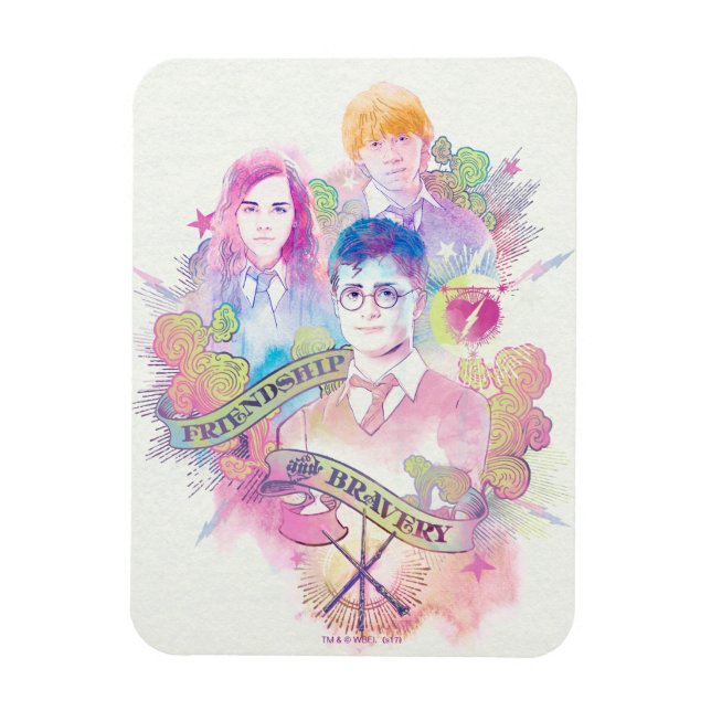 Íman Harry Potter Spell | Harry, Hermione e Ron Waterc (Vertical)