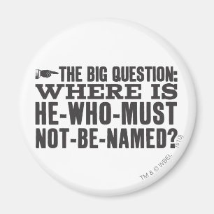 Íman Harry Potter Spell   Onde está o Voldermort?