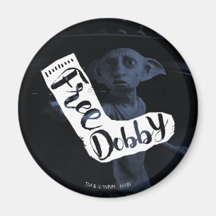 Íman Harry Potter   Tipografia Sock "Free Dobby"