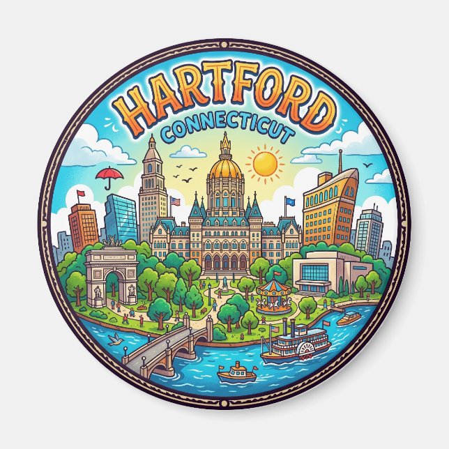 Íman Hartford EUA (Frente)