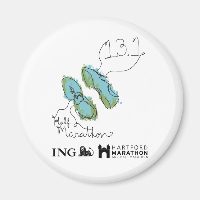 Íman Hartford Half-Marathon: Calçados (Frente)