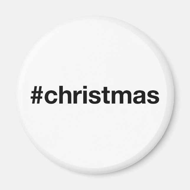 Íman Hashtag CHRISTMAS (Frente)