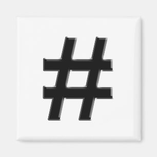 Íman #HASHTAG - Hash Tag Symbol