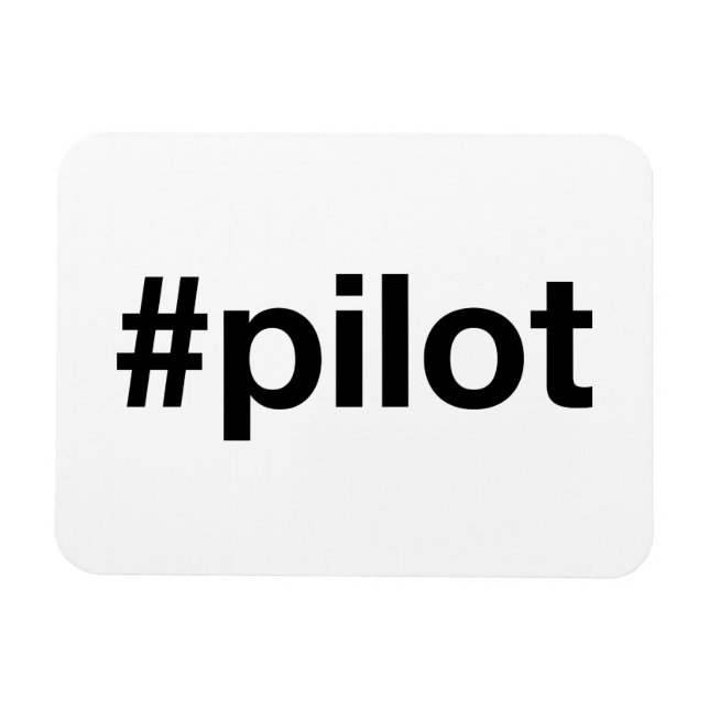 Íman Hashtag PILOT (Horizontal)