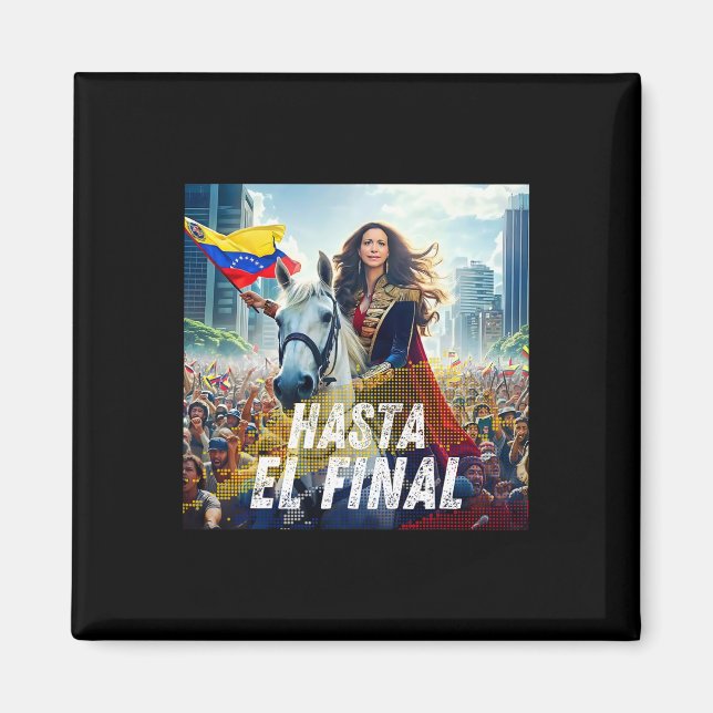 Íman Hasta El Final Maria Corina Machado (Frente)