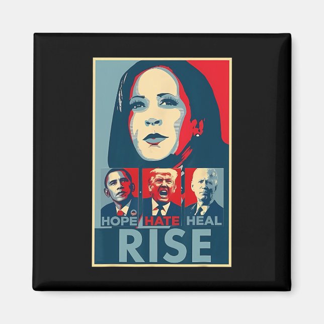 Íman Hate Heal Cresce Presidente Kamala Harris Campai (Frente)
