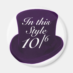 Íman Hatter louco - roxo