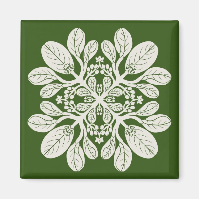 Íman Havaiano Quilt Naupaka (Frente)