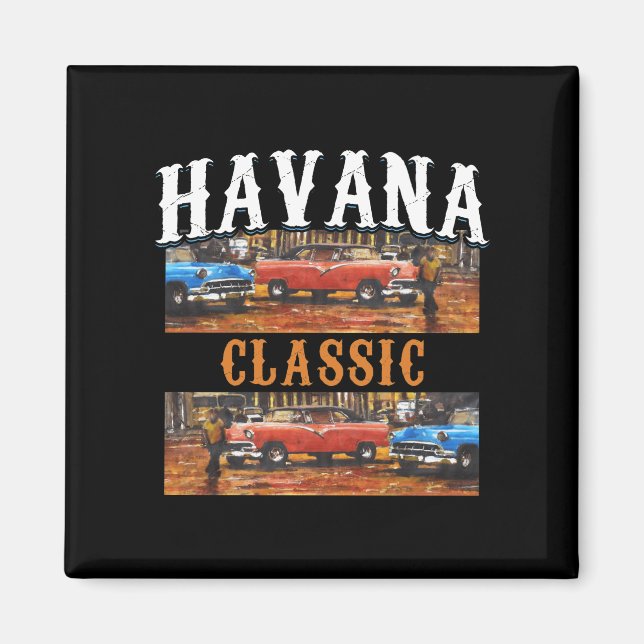 Íman Havana Classic - Arte Carro vintage Cubana (Frente)