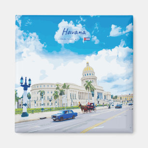 Íman Havana, Cuba - Alma Clássica Vintage