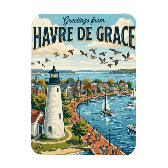 Íman Havre de Grace Maryland (Vertical)