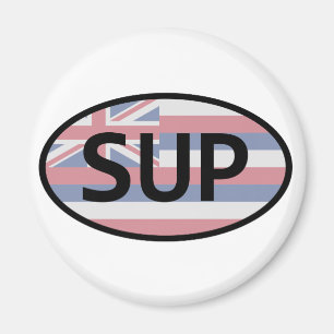 Íman Hawaii Flag Standup Paddling