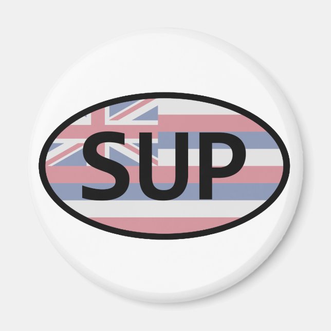 Íman Hawaii Flag Standup Paddling (Frente)