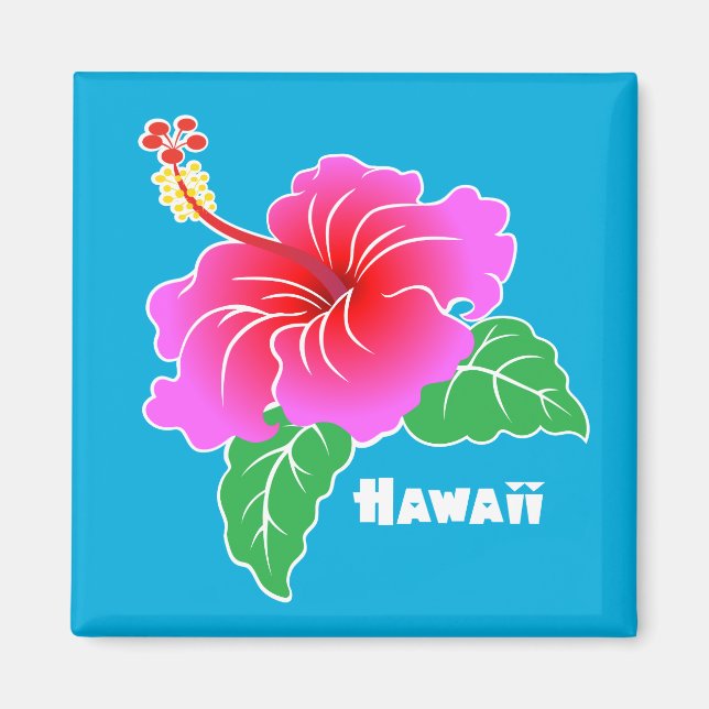 Íman Hawaii Hibiscus (Frente)