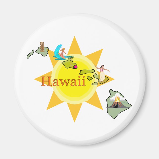 Íman Hawaii Magnet (Frente)