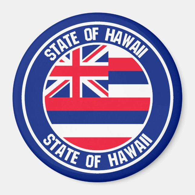 Íman Hawaii Round Emblem (Frente)