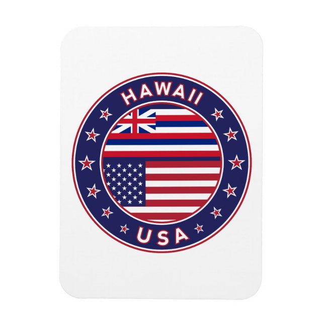 Íman Hawaii sticker, Hawaii, EUA (Vertical)