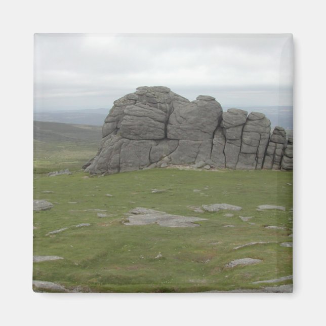 Íman Haytor. Rochas em Devon Inglaterra. (Frente)