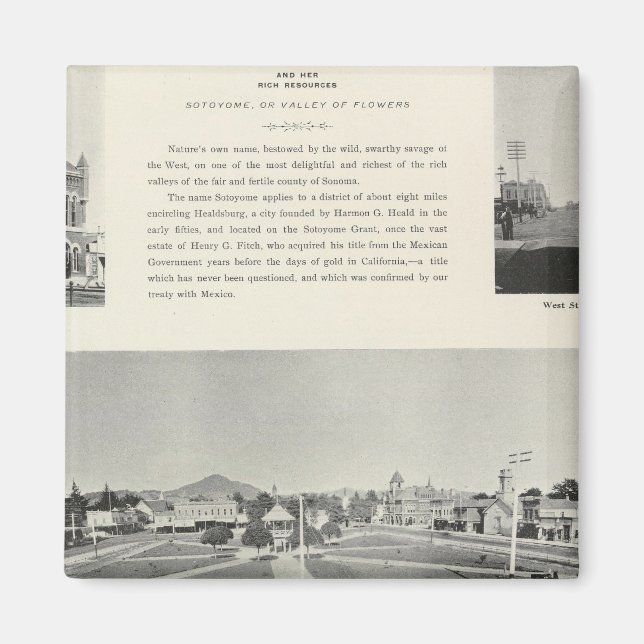 Íman Healdsburg, Califórnia (Frente)