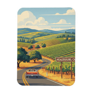 Íman Healdsburg California Viagem
