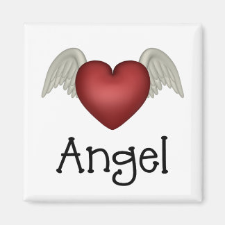 Íman Heart Angel Wings