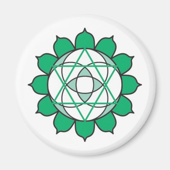 Íman Heart Chakra Magnet (Frente)