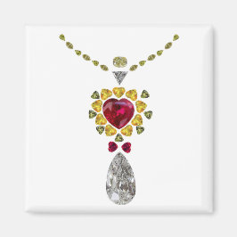 Íman Heart Gemstone Art