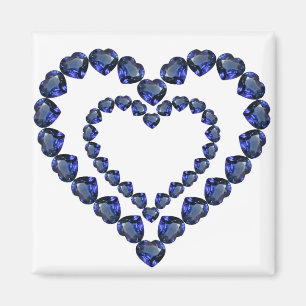 Íman Heart Sapphire Gemstone