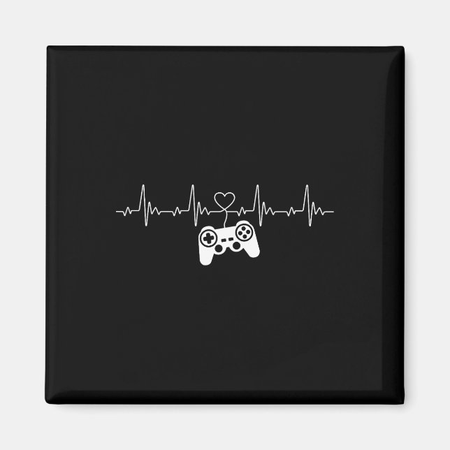 Íman Heartbeat Console Nerd Gaming Gadget Gamer  (Frente)