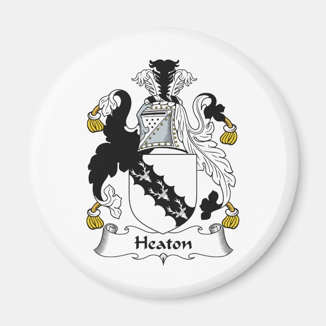 Íman Heaton Family Crest (Frente)