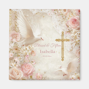 Íman Heaveny Blush & Gold Quince, personalizado