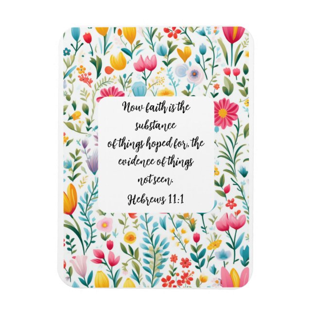 Íman Hebrews 11:1 Magnet (Vertical)