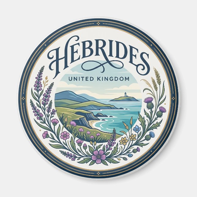 Íman Hébridas Reino Unido (Frente)