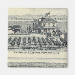 Íman Hedge Row Vineyard, Fresno