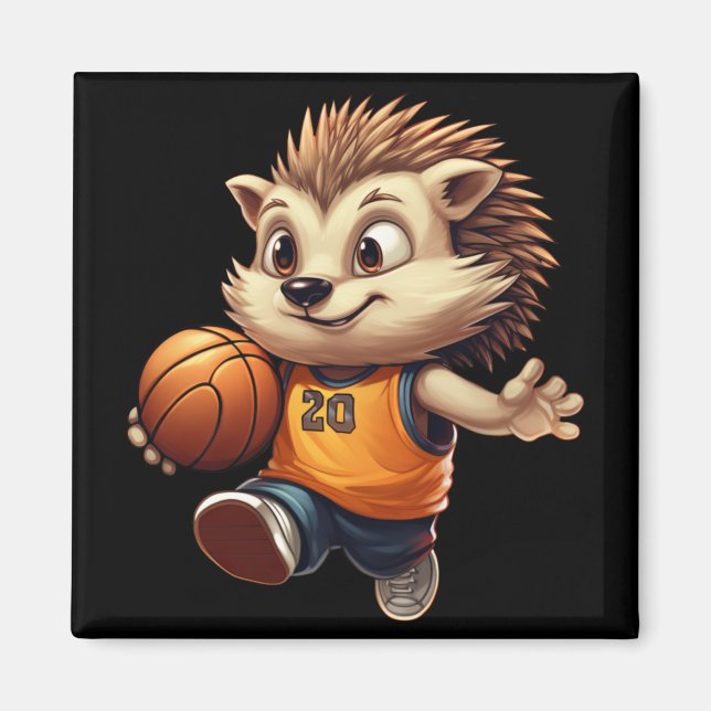 Íman Hedgehog 1 de basquete (Frente)